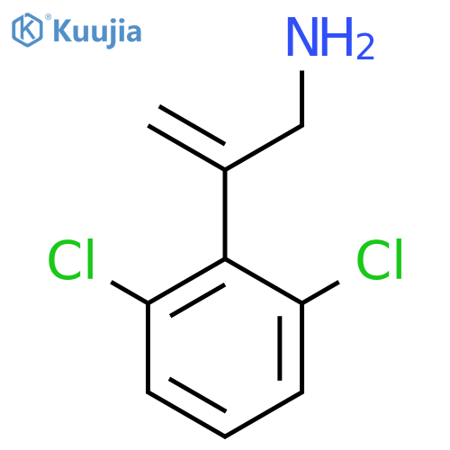 2-(2,6-dichlorophenyl)prop-2-en-1-amine structure