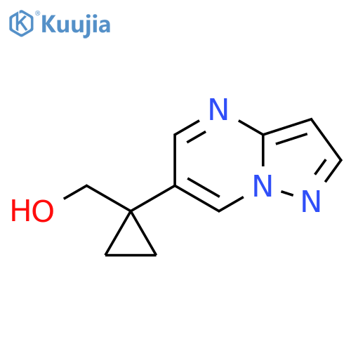 (1-{pyrazolo1,5-apyrimidin-6-yl}cyclopropyl)methanol structure