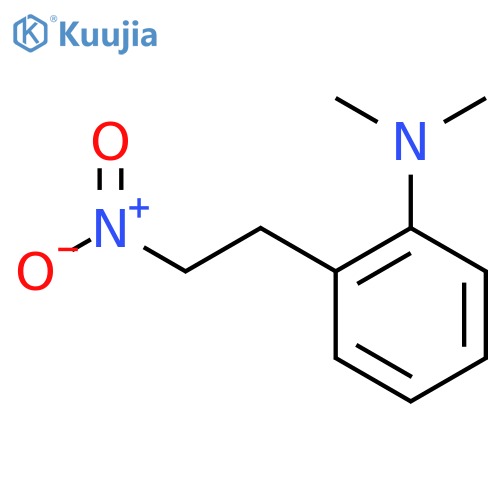 N,N-dimethyl-2-(2-nitroethyl)aniline structure