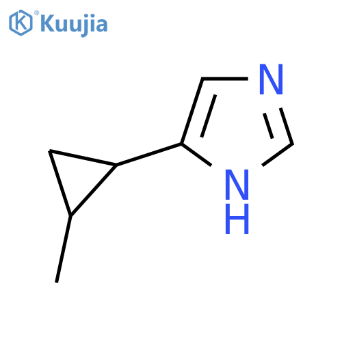 4-(2-methylcyclopropyl)-1H-imidazole structure