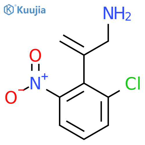 2-(2-chloro-6-nitrophenyl)prop-2-en-1-amine structure