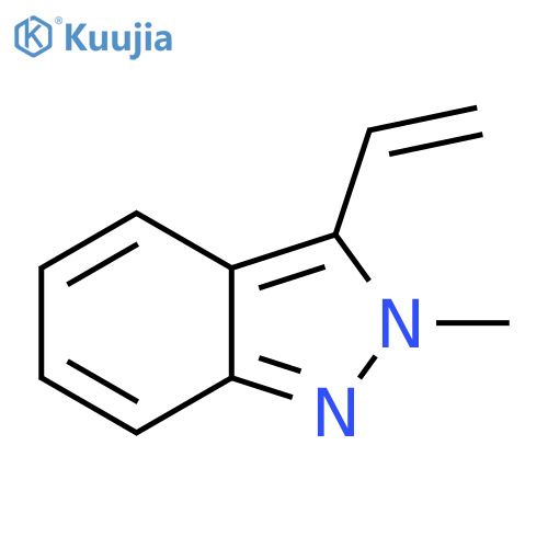 3-ethenyl-2-methyl-2H-indazole structure