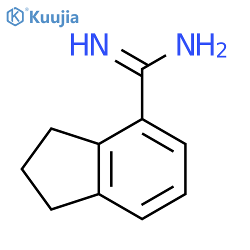 2,3-dihydro-1H-indene-4-carboximidamide structure