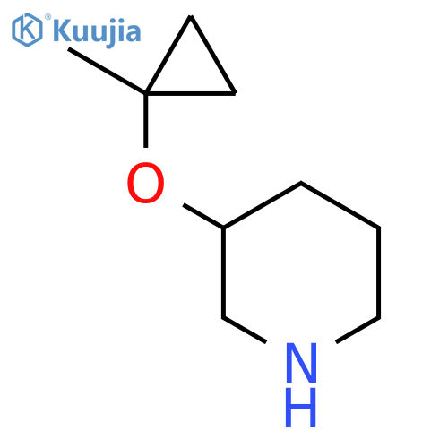 3-(1-methylcyclopropoxy)piperidine structure