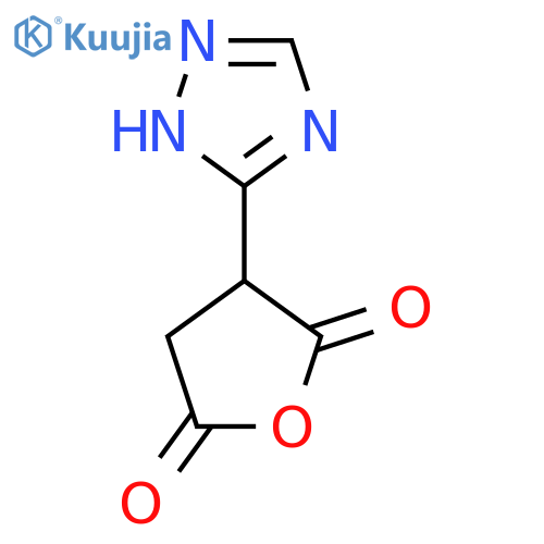 3-(1H-1,2,4-triazol-3-yl)oxolane-2,5-dione structure