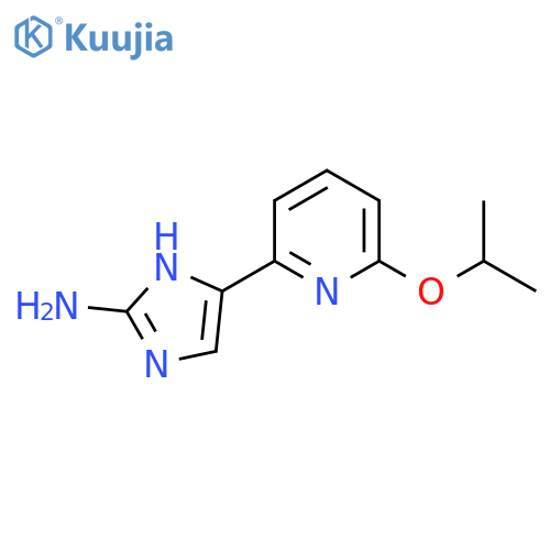 5-6-(propan-2-yloxy)pyridin-2-yl-1H-imidazol-2-amine structure