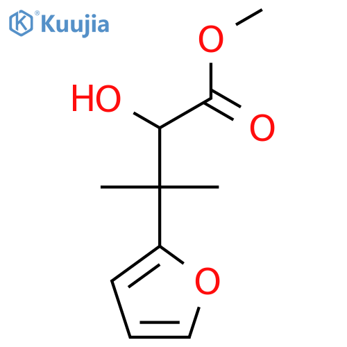 methyl 3-(furan-2-yl)-2-hydroxy-3-methylbutanoate structure