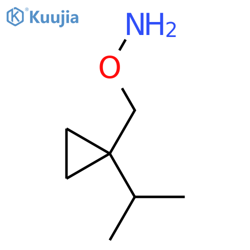 O-{1-(propan-2-yl)cyclopropylmethyl}hydroxylamine structure