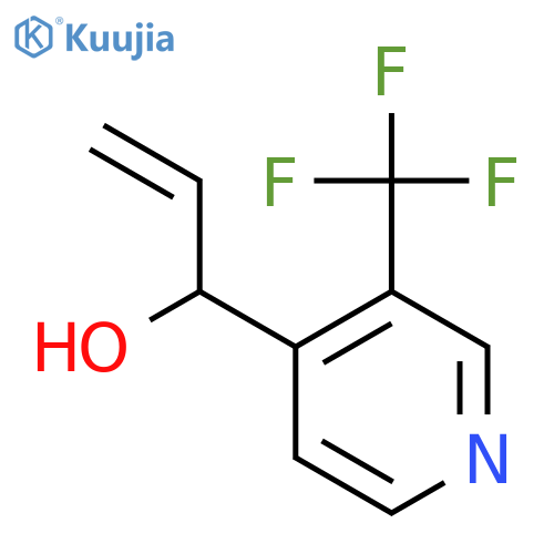 1-3-(trifluoromethyl)pyridin-4-ylprop-2-en-1-ol structure