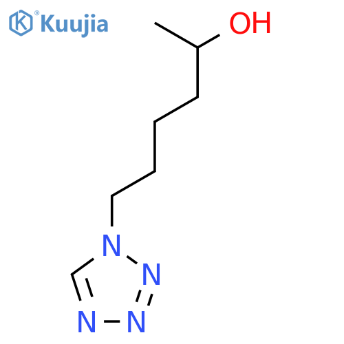 6-(1H-1,2,3,4-tetrazol-1-yl)hexan-2-ol structure