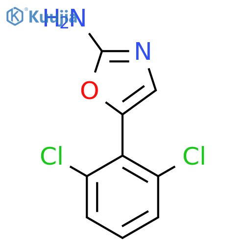 5-(2,6-dichlorophenyl)-1,3-oxazol-2-amine structure