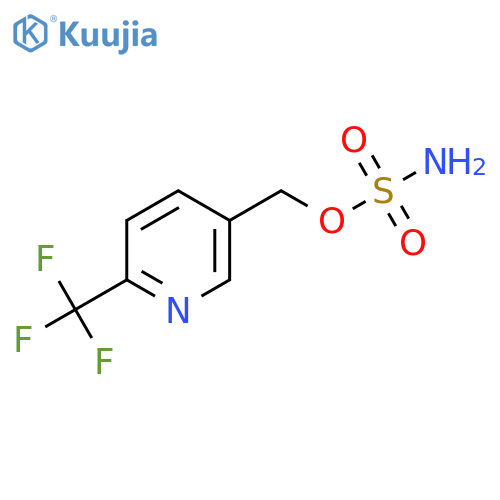 6-(trifluoromethyl)pyridin-3-ylmethyl sulfamate structure