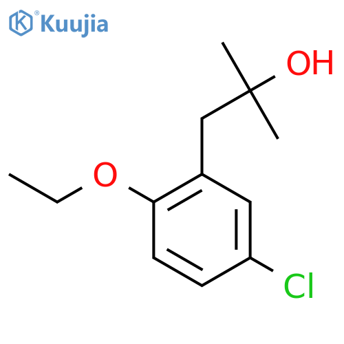1-(5-chloro-2-ethoxyphenyl)-2-methylpropan-2-ol structure