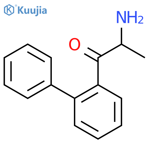 2-amino-1-(2-phenylphenyl)propan-1-one structure