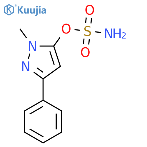 1-methyl-3-phenyl-1H-pyrazol-5-yl sulfamate structure