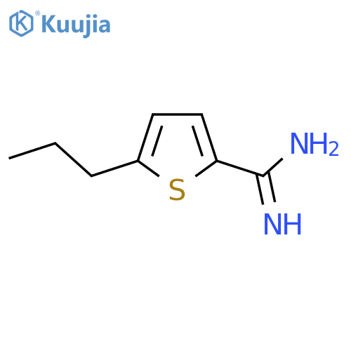 5-propylthiophene-2-carboximidamide structure