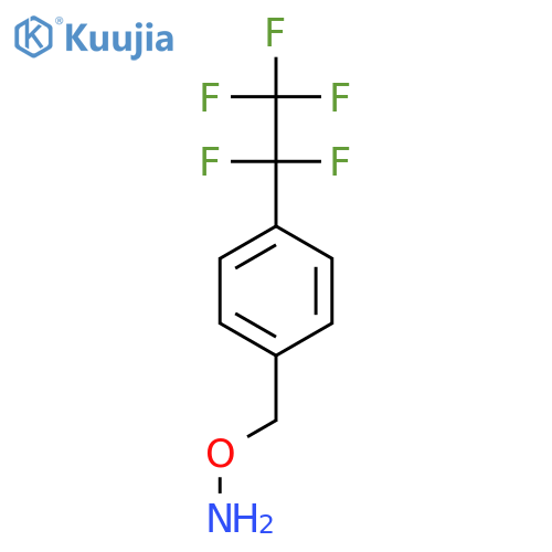 O-{4-(pentafluoroethyl)phenylmethyl}hydroxylamine structure