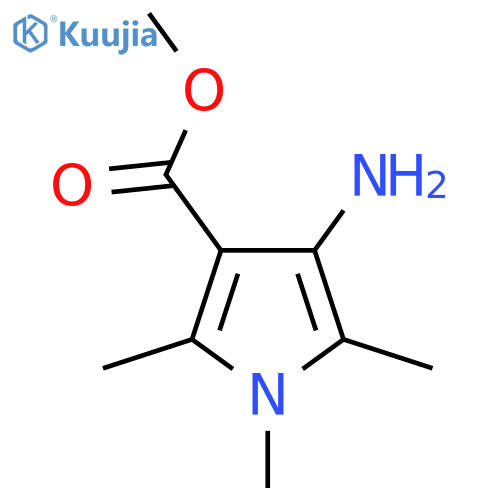 methyl 4-amino-1,2,5-trimethyl-1H-pyrrole-3-carboxylate structure