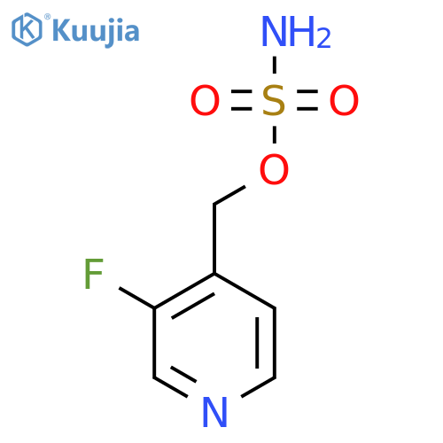 (3-fluoropyridin-4-yl)methyl sulfamate structure