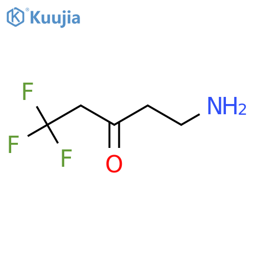 5-amino-1,1,1-trifluoropentan-3-one structure