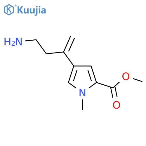 methyl 4-(4-aminobut-1-en-2-yl)-1-methyl-1H-pyrrole-2-carboxylate structure