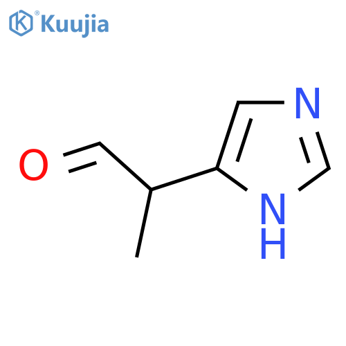 2-(1H-imidazol-5-yl)propanal structure
