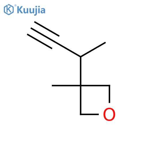 3-(But-3-yn-2-yl)-3-methyloxetane structure