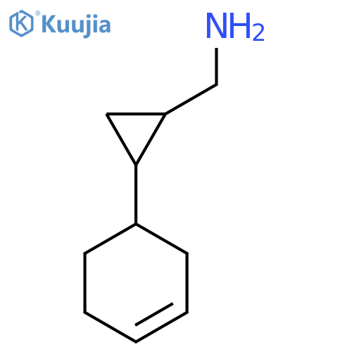 2-(cyclohex-3-en-1-yl)cyclopropylmethanamine structure