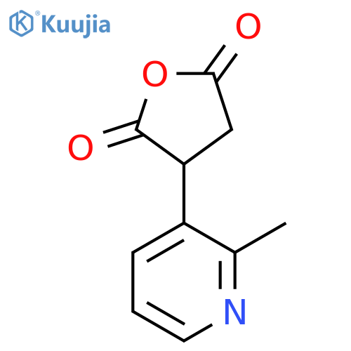 3-(2-methylpyridin-3-yl)oxolane-2,5-dione structure