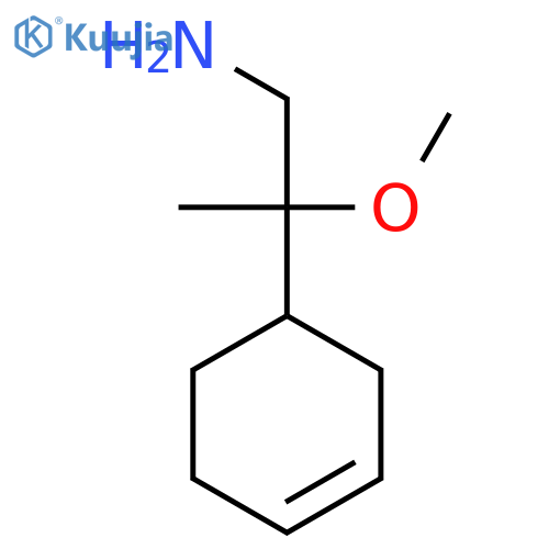 2-(cyclohex-3-en-1-yl)-2-methoxypropan-1-amine structure