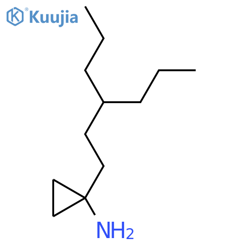 1-(3-propylhexyl)cyclopropan-1-amine structure