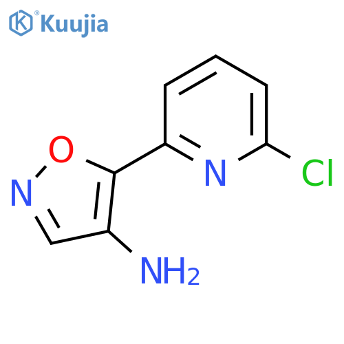 5-(6-chloropyridin-2-yl)-1,2-oxazol-4-amine structure
