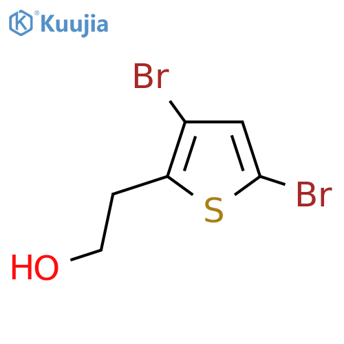 2-(3,5-dibromothiophen-2-yl)ethan-1-ol structure