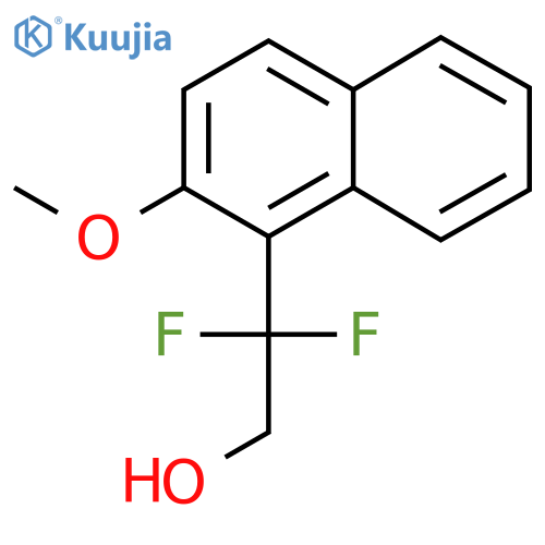 2,2-difluoro-2-(2-methoxynaphthalen-1-yl)ethan-1-ol structure