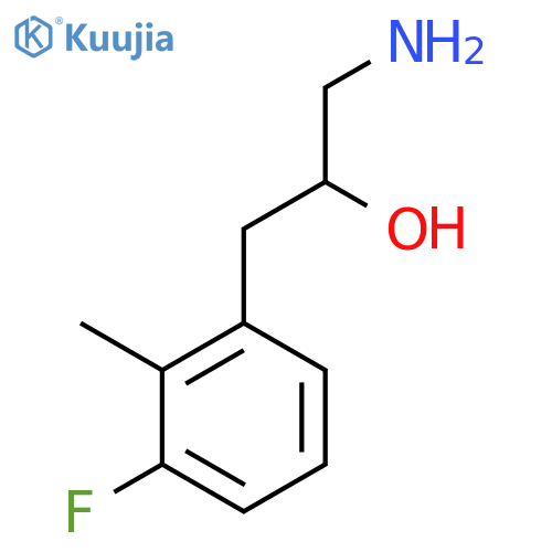 1-amino-3-(3-fluoro-2-methylphenyl)propan-2-ol structure