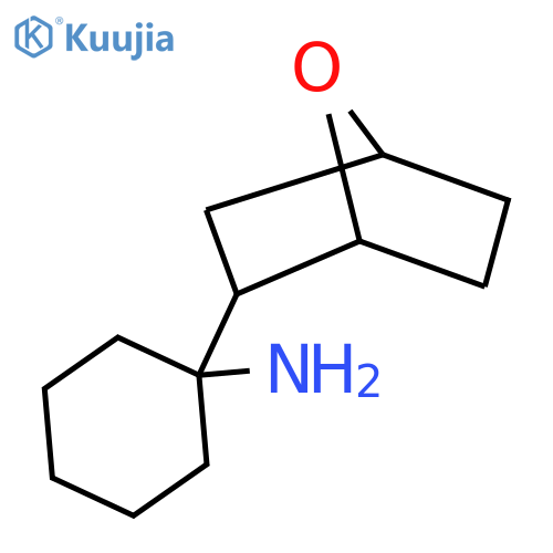 1-{7-oxabicyclo2.2.1heptan-2-yl}cyclohexan-1-amine structure