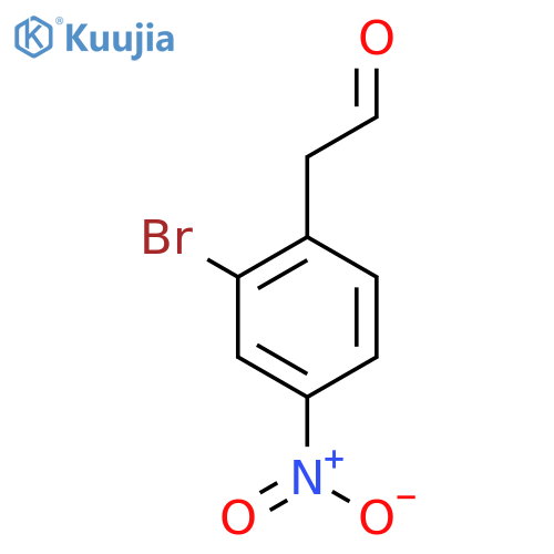 2-(2-bromo-4-nitrophenyl)acetaldehyde structure