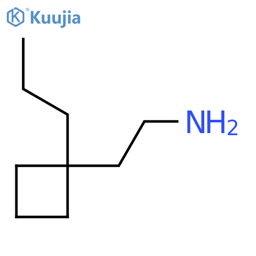 2-(1-propylcyclobutyl)ethan-1-amine structure