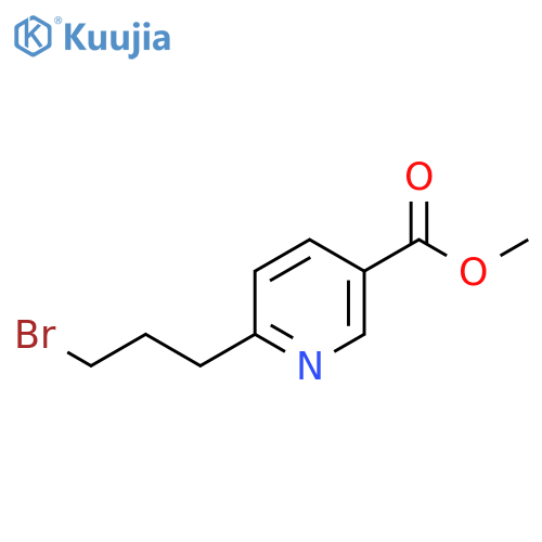 methyl 6-(3-bromopropyl)pyridine-3-carboxylate structure