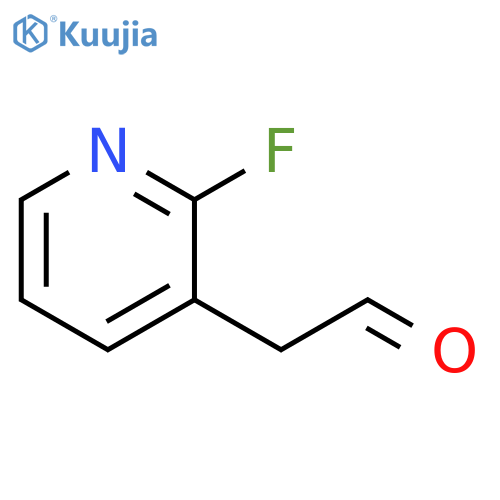 2-(2-fluoropyridin-3-yl)acetaldehyde structure