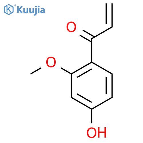 1-(4-hydroxy-2-methoxyphenyl)prop-2-en-1-one structure