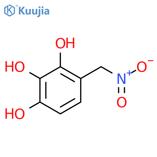 4-(nitromethyl)benzene-1,2,3-triol structure
