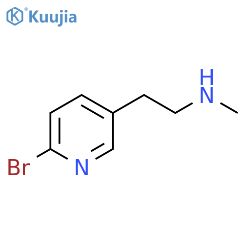 2-(6-bromopyridin-3-yl)ethyl(methyl)amine structure