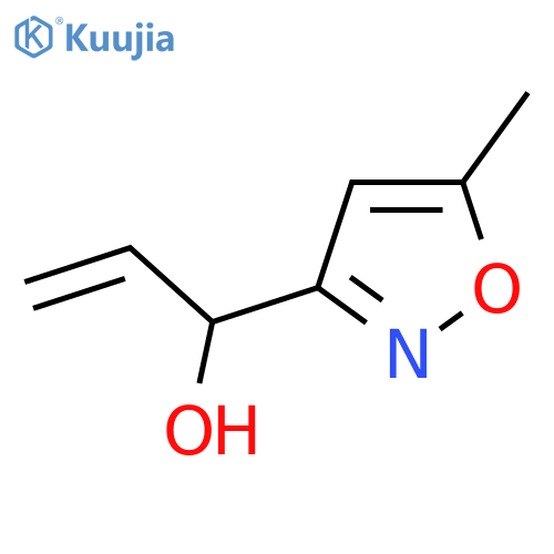 1-(5-methyl-1,2-oxazol-3-yl)prop-2-en-1-ol structure