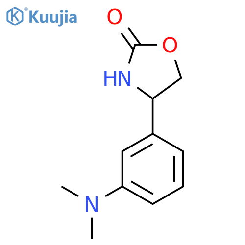 4-3-(dimethylamino)phenyl-1,3-oxazolidin-2-one structure