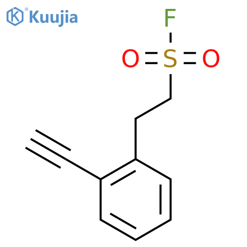 2-(2-ethynylphenyl)ethane-1-sulfonyl fluoride structure