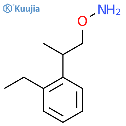 O-2-(2-ethylphenyl)propylhydroxylamine structure