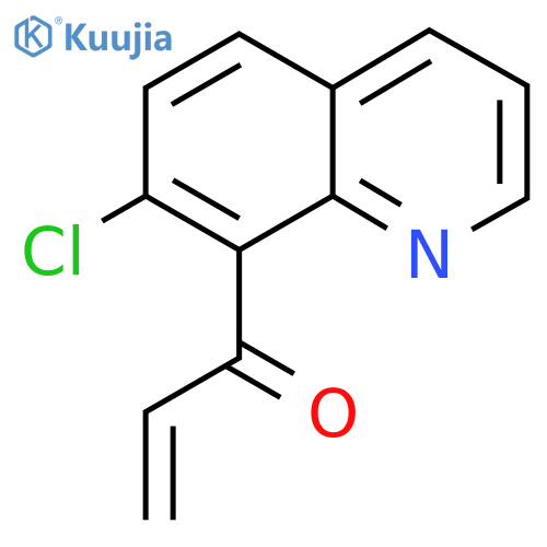 1-(7-chloroquinolin-8-yl)prop-2-en-1-one structure