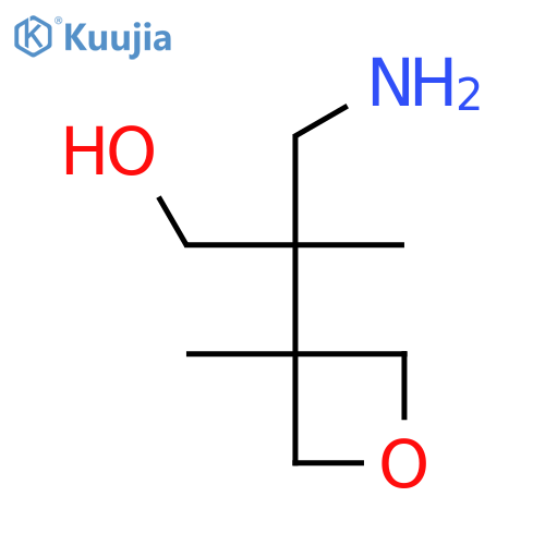 3-amino-2-methyl-2-(3-methyloxetan-3-yl)propan-1-ol structure