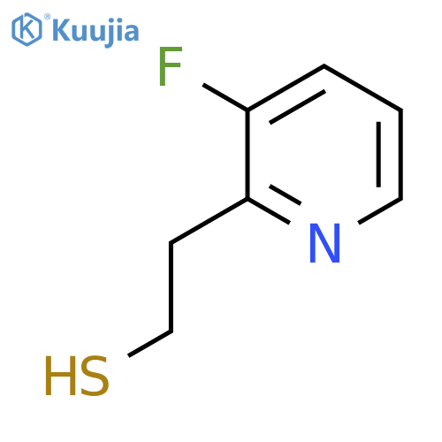 2-(3-fluoropyridin-2-yl)ethane-1-thiol structure